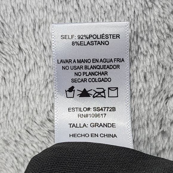 Shinestar Skirt Womens L Black Side Ruched Chiffon Lined Mini Stretch Back Zip - Picture 5 of 8